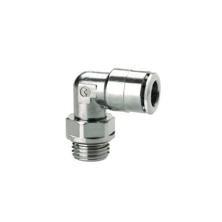 #6522 6-1/4, Super-Rapid Fitting, Swivel Male Elbow, 6MM OD X G1/4